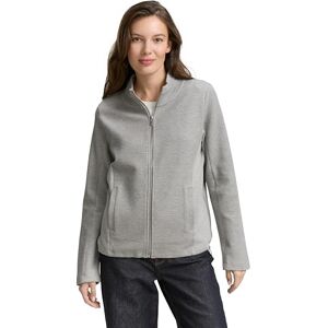 TOM TAILOR dam sweatjacka, 21373 Medium Silver Grå Melange, M TOM TAILOR dam sweatjacka, 21373 Medium Silver Grå Melange, M
