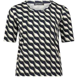 Betty Barclay Mathilde T-shirt för kvinnor, Mörkblå/grön, 46 Betty Barclay Mathilde T-shirt för kvinnor, Mörkblå/grön, 46
