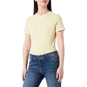 TOM TAILOR Denim Damer T-shirt med tryck 1031489, 29567 Soft Lime, XS TOM TAILOR Denim Damer T-shirt med tryck 1031489, 29567 Soft Lime, XS