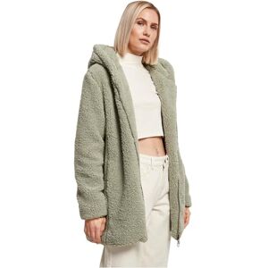 Urban Classics dam Jacka Ladies Sherpa Jacket, softsalvia, XS Urban Classics dam Jacka Ladies Sherpa Jacket, softsalvia, XS