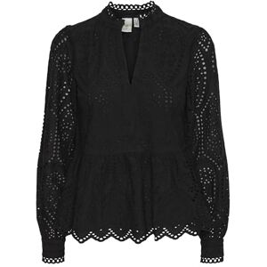 YAS dam holi Ls Top S. Noos långärmad blus, svart, XS YAS dam holi Ls Top S. Noos långärmad blus, svart, XS