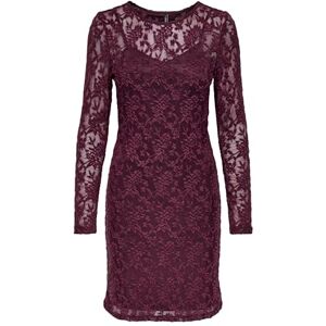 ONLY Onlblaise L/S O-hals klänning JRS, mauve wine, M ONLY Onlblaise L/S O-hals klänning JRS, mauve wine, M