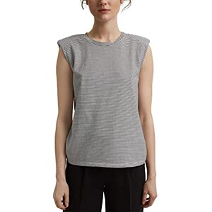 ESPRIT Collection T-shirt med axelkuddar, 100% ekologisk bomull, Vit, XS ESPRIT Collection T-shirt med axelkuddar, 100% ekologisk bomull, Vit, XS