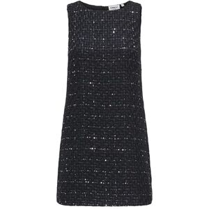 ONLY Onlicy S/L Boucle Sequin Dress TLR, svart, 36 ONLY Onlicy S/L Boucle Sequin Dress TLR, svart, 36