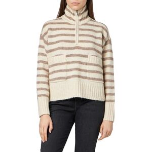 VERO MODA VMCARRY LS hög hals dragkedja GA boo tröja, björk/ränder: brun Lentil, M, Birch/Stripes:brown Lentil, M VERO MODA VMCARRY LS hög hals dragkedja GA boo tröja, björk/ränder: brun Lentil, M, Birch/Stripes:brown Lentil, M
