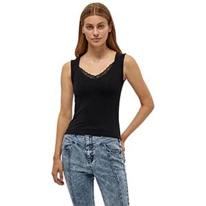 DESIRES Damskjorta Giselle spetstopp cami-skjorta, svart, XL DESIRES Damskjorta Giselle spetstopp cami-skjorta, svart, XL