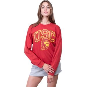 Ultra Game NCAA dam extra mjuk fleece sliten överdimensionerad pullover tröja, USC Trojan, kardinalröd, L Ultra Game NCAA dam extra mjuk fleece sliten överdimensionerad pullover tröja, USC Trojan, kardinalröd, L