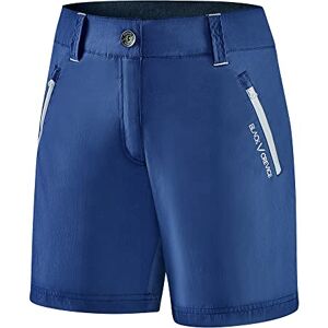 Black Crevice Korta shorts för kvinnor I vandringsshorts dam I kort I dam utomhusshorts I trekkingshorts dam med elastiskt midjeband på baksidan I slitstarka och ventilerande, Stål blå/vit, 36 SE Black Crevice Korta shorts för kvinnor I vandringsshorts dam I kort I dam utomhusshorts I trekkingshorts dam med elastiskt midjeband på baksidan I slitstarka och ventilerande, Stål blå/vit, 36 SE