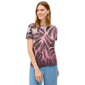 Cecil 3227074 Brännmönster T-shirt, Mulberry, M Dam, Mulberry, M Cecil 3227074 Brännmönster T-shirt, Mulberry, M Dam, Mulberry, M