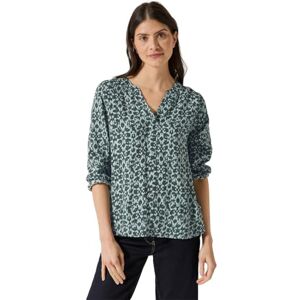 Cecil Tryckt blus med glitter, Cool Salvia Green, XL Cecil Tryckt blus med glitter, Cool Salvia Green, XL