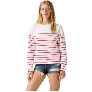 Levi's kvinnors Marin Top t-shirt, Magnolia Stripe Brig, S Levi's kvinnors Marin Top t-shirt, Magnolia Stripe Brig, S