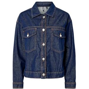 PIECES Dam Pcelma Denim jacka Noos Bc, Mörkblå denim, M PIECES Dam Pcelma Denim jacka Noos Bc, Mörkblå denim, M