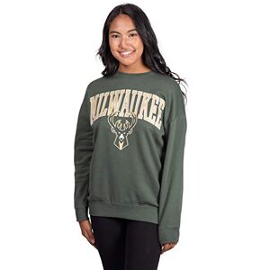 Ultra Game Dam extra mjuk fleece sliten överdimensionerad pullover tröja, lagfärg, M Ultra Game Dam extra mjuk fleece sliten överdimensionerad pullover tröja, lagfärg, M