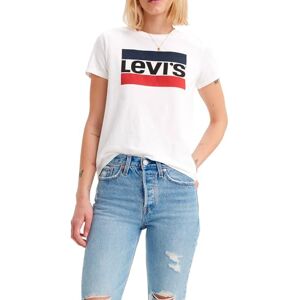 Levi's The Perfect Tee T-Shirt dam, White, L Levi's The Perfect Tee T-Shirt dam, White, L