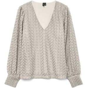 VERO MODA Vmbecca Ls V-hals spets topp JRS Noos, Pimpsten, L VERO MODA Vmbecca Ls V-hals spets topp JRS Noos, Pimpsten, L