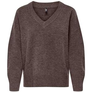 ONLY Onlmari Ls lös V-hals KNT Nca, Choklad martini, 3XL ONLY Onlmari Ls lös V-hals KNT Nca, Choklad martini, 3XL
