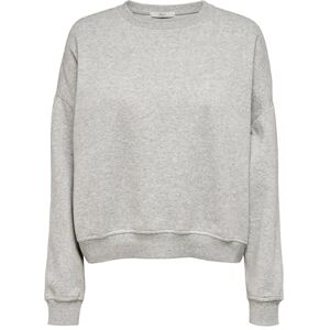 ONLY Onlsweat L/S Crew Oversize SWT, Ljusgrå melange, XS ONLY Onlsweat L/S Crew Oversize SWT, Ljusgrå melange, XS