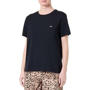 GANT T-shirt med tryck för kvinnor, svart, 3XL GANT T-shirt med tryck för kvinnor, svart, 3XL
