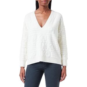 Pinko T-shirt med lång ärm utan hals Kvinnor, Z00_bianco-gelato Vaniglia, XXL Pinko T-shirt med lång ärm utan hals Kvinnor, Z00_bianco-gelato Vaniglia, XXL