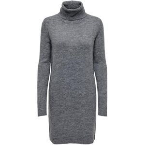 JDY dam stickad klänning Elanor, Mörkgrå melange, XL JDY dam stickad klänning Elanor, Mörkgrå melange, XL