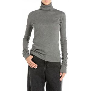 Replay W3445 T-shirt, M23 mörkgrå melange, S, M23 Mörkgrå melange, S Replay W3445 T-shirt, M23 mörkgrå melange, S, M23 Mörkgrå melange, S