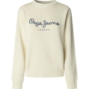 Pepe Jeans dam caprie-stickade kläder, beige (ostronvit), XS, Beige (ostronvit), XS Pepe Jeans dam caprie-stickade kläder, beige (ostronvit), XS, Beige (ostronvit), XS