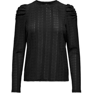 ONLY Onlmelanie L/S O-Neck Top JRS, svart, M ONLY Onlmelanie L/S O-Neck Top JRS, svart, M