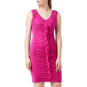 Gina Bacconi Dam rynkade stretch mesh klänning cocktail, cerise, 10, Cerise, 36 SE Gina Bacconi Dam rynkade stretch mesh klänning cocktail, cerise, 10, Cerise, 36 SE