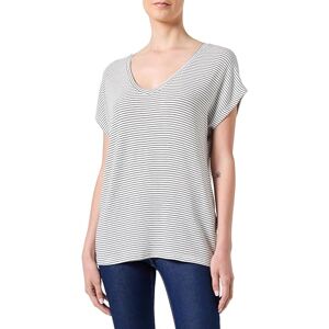 ONLY ONLTINE S/S V-hals TOP JRS, Svart/ränder: molndansare, L ONLY ONLTINE S/S V-hals TOP JRS, Svart/ränder: molndansare, L