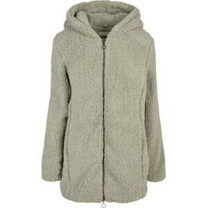 Urban Classics dam Jacka Ladies Sherpa Jacket, softsalvia, M Urban Classics dam Jacka Ladies Sherpa Jacket, softsalvia, M