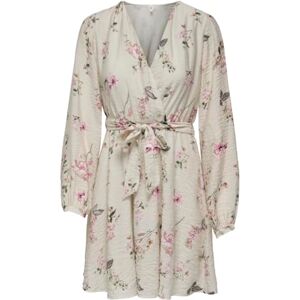 ONLY ONLLUCCA L/S WRAP Dress PTM, Pumice Stone/Aop: cc. Romantisk trädgård, XS ONLY ONLLUCCA L/S WRAP Dress PTM, Pumice Stone/Aop: cc. Romantisk trädgård, XS