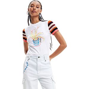 Desigual dam tshirt, Vit, XS Desigual dam tshirt, Vit, XS