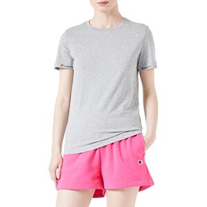 Champion Dam Legacy American Classics taped logo ärm S/S t-shirt, ljus melange grå, XS Champion Dam Legacy American Classics taped logo ärm S/S t-shirt, ljus melange grå, XS