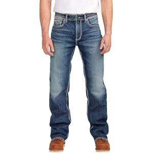 Silver Jeans Co. Craig Classic Fit Bootcut jeans för män, 32W / 32L Silver Jeans Co. Craig Classic Fit Bootcut jeans för män, 32W / 32L