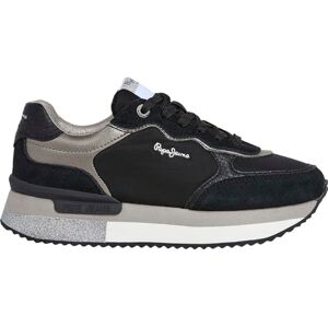 Pepe Jeans dam RUSPER Glam W sneak, svart (svart), 3 UK, Svart, 3 UK Pepe Jeans dam RUSPER Glam W sneak, svart (svart), 3 UK, Svart, 3 UK
