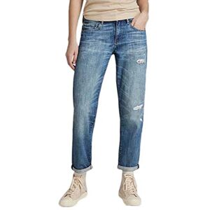 G-STAR RAW Kate Boyfriend Jeans för kvinnor, Blå (Faded Ripped Waterfront D15264-d301-d894), 24W / 32L G-STAR RAW Kate Boyfriend Jeans för kvinnor, Blå (Faded Ripped Waterfront D15264-d301-d894), 24W / 32L