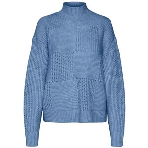 VERO MODA VMMOON LS hög hals tröja GA BF, Allure/detalj: w. Melange, S VERO MODA VMMOON LS hög hals tröja GA BF, Allure/detalj: w. Melange, S