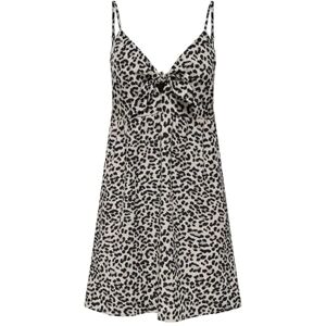 ONLY Onlnova Life Vis Jules Dress AOP, mocha meringue, S ONLY Onlnova Life Vis Jules Dress AOP, mocha meringue, S