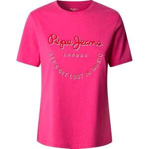 Pepe Jeans dam RUMER T-shirt, rosa (FUCHSIA), S, Rosa (fuchsia), S Pepe Jeans dam RUMER T-shirt, rosa (FUCHSIA), S, Rosa (fuchsia), S