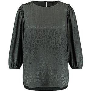 Taifun Damblus med 3/4-ärm med djurunderkläder puffärmar, elastisk ärmfåll, 3/4-ärm blus 3/4-ärm 3/4-ärm blus djurtryck, Mörkgrå, 42 Taifun Damblus med 3/4-ärm med djurunderkläder puffärmar, elastisk ärmfåll, 3/4-ärm blus 3/4-ärm 3/4-ärm blus djurtryck, Mörkgrå, 42