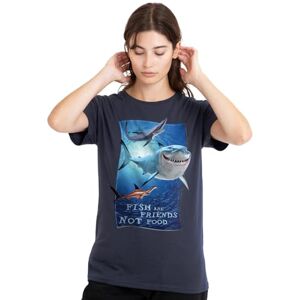 Finding Nemo Hitta Nemo Fish are Friends damer T-shirt, djup marinblå, XX-Large, Djup marinblå, XXL Finding Nemo Hitta Nemo Fish are Friends damer T-shirt, djup marinblå, XX-Large, Djup marinblå, XXL