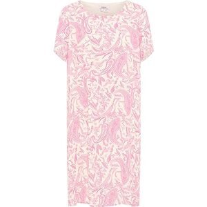 TOORE Kortärmad klänning för kvinnor, 15926606-TO01, rosa ullvit, XXL, Kortärmad klänning, XXL TOORE Kortärmad klänning för kvinnor, 15926606-TO01, rosa ullvit, XXL, Kortärmad klänning, XXL