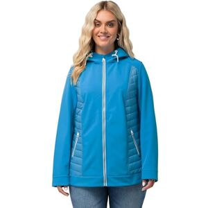Ulla Popken Dam Grs Hyprar Shoftskaljacka med quiltning, vattenavvisande jacka, blå, 46-48 Ulla Popken Dam Grs Hyprar Shoftskaljacka med quiltning, vattenavvisande jacka, blå, 46-48