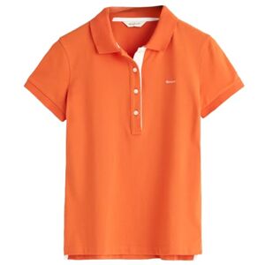 GANT Contrast Collar SS Pique Polo, Pumpa orange, L GANT Contrast Collar SS Pique Polo, Pumpa orange, L