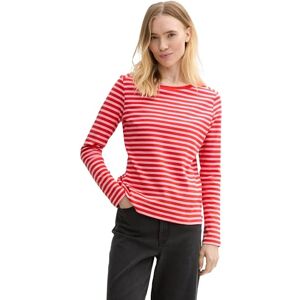 TOM TAILOR Denim dam långärmad T-shirt, 37168 – Röda rosa ränder, L TOM TAILOR Denim dam långärmad T-shirt, 37168 – Röda rosa ränder, L