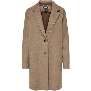 ONLY Dam kappa Onlcarrie bonded coat Otw Noos, woodsmoke melange, XS ONLY Dam kappa Onlcarrie bonded coat Otw Noos, woodsmoke melange, XS