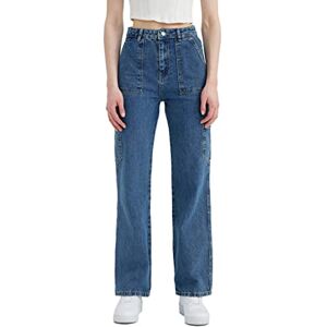 DeFacto damjeans, Mittblå, 34 SE DeFacto damjeans, Mittblå, 34 SE