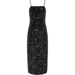 PIECES dam Pckam Sl Ankle Slip Dress JRS Bc, svart, M PIECES dam Pckam Sl Ankle Slip Dress JRS Bc, svart, M