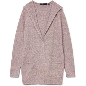 VERO MODA kvinnlig kofta VMDOFFY LS öppen huva cardigan GA NOOS, Träros, XL VERO MODA kvinnlig kofta VMDOFFY LS öppen huva cardigan GA NOOS, Träros, XL