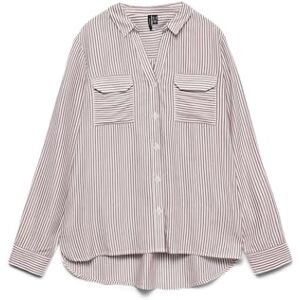 VERO MODA Vmbumpy Ls Glitter Shirt WVN Ga Noos, Snövit, M VERO MODA Vmbumpy Ls Glitter Shirt WVN Ga Noos, Snövit, M